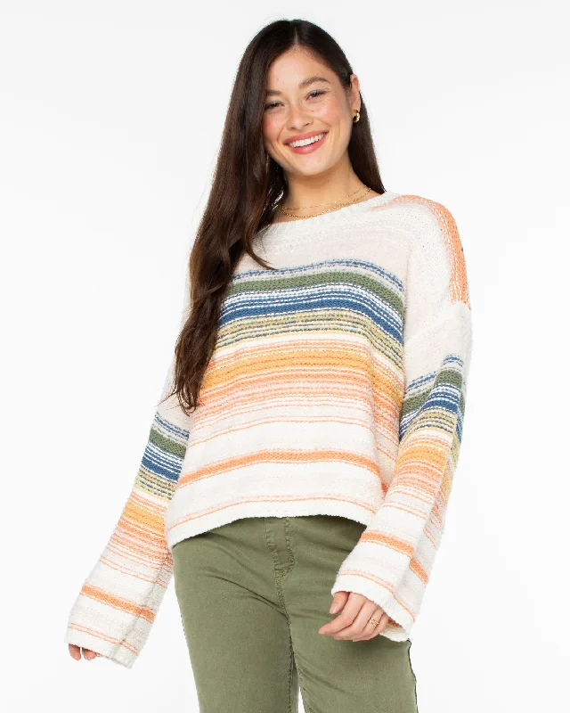 Women’s Evening Wear Bread and Jam Sweater- Bright White