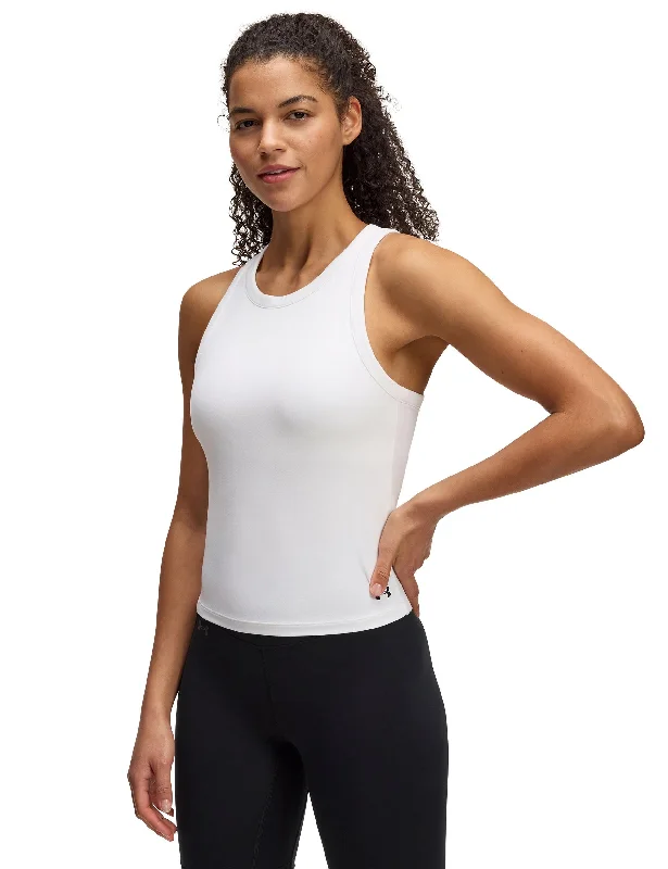 Durable Fashion Picks Motion High Neck Tank - White/Black