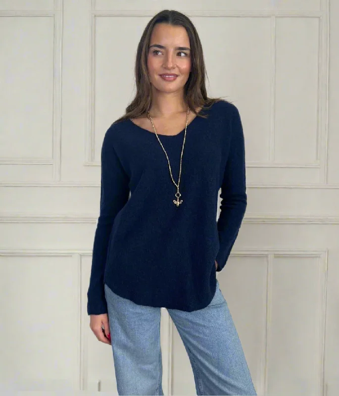 Insane Discount Onslaught Navy Super Soft Ria Jumper