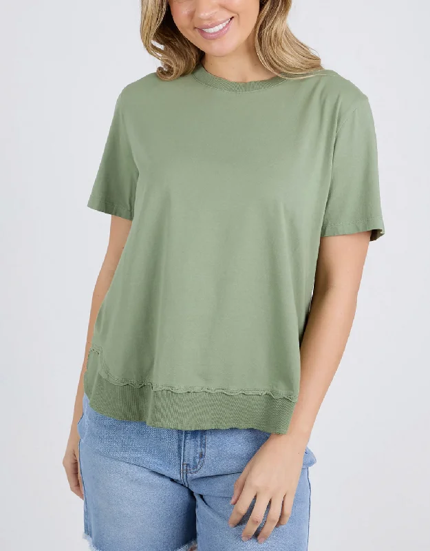 Women’s Fashion Clothing Farrah Short Sleeve Tee - Fern