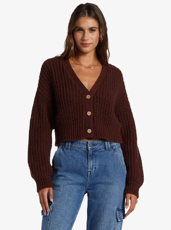 Elegant Simplicity Wardrobe Sundaze Sweater - Bitter Chocolate