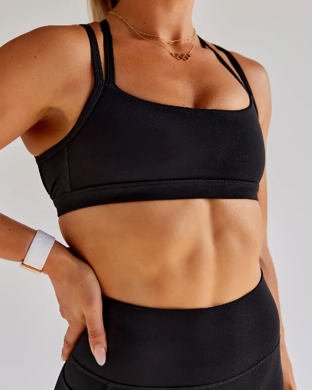 Online Boutiques Best Bree Masters Velocity Sports Bra - Black