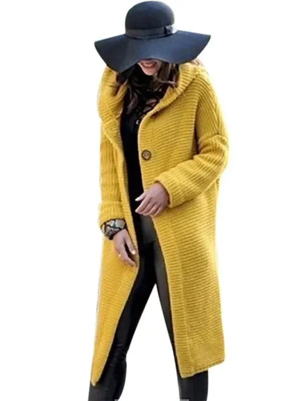 Sale Event, Prices Rock Casual Hooded Long Cardigan Sweater