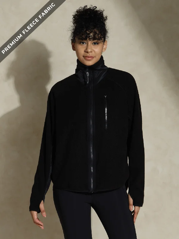 Everyday Women’s Fashion Trends Fleece Traq Jacket Black